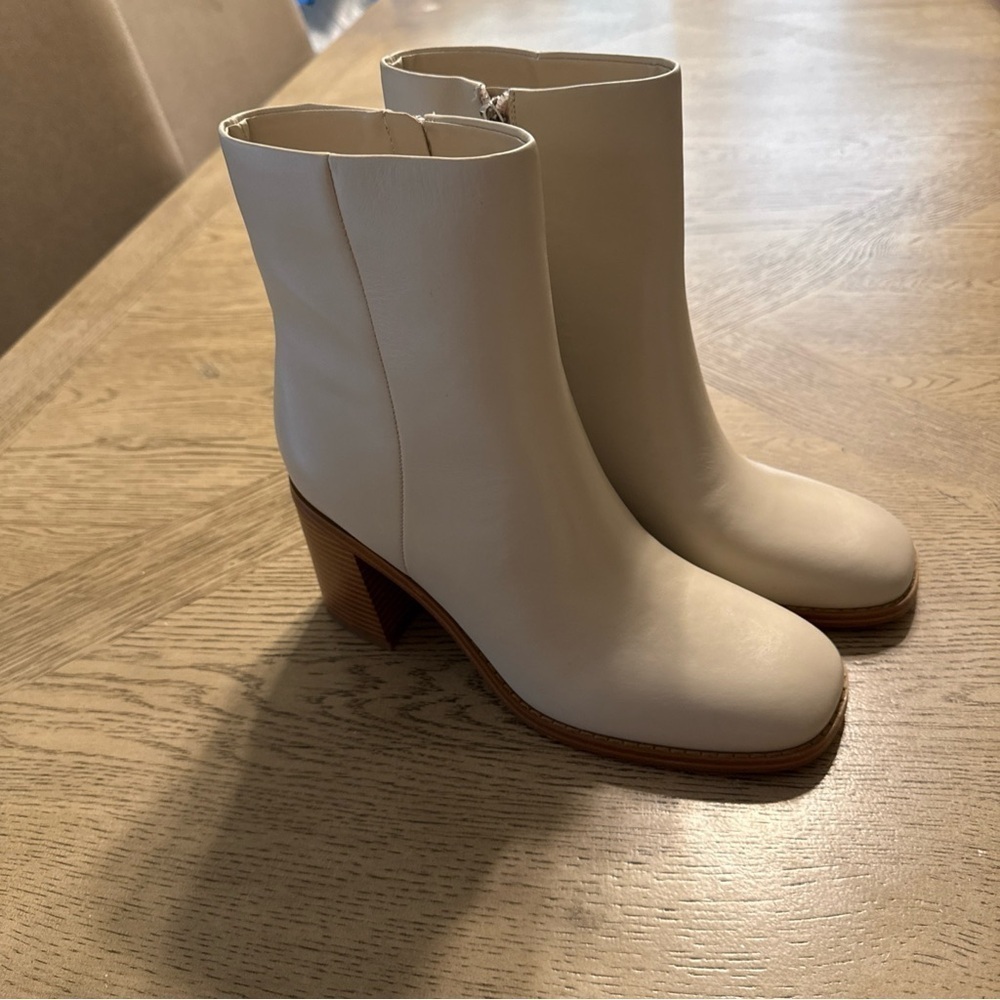 Marc Fisher Women's Ankle Boot Light Natural - Lianna Size 9.5M